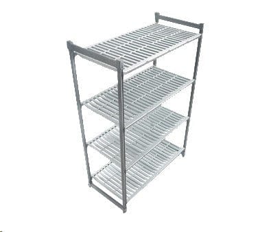 Cambro Storage & Transport Each / Speckled Gray Cambro CBU243672V4580 Camshelving Basics Plus Starter Unit 24W x 36L | Denson CFE