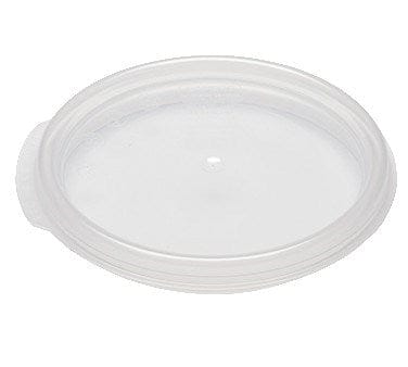 Cambro Storage & Transport Each / Translucent Cambro RFS2SCPP190 Translucent Camwear Round Seal Cover for 2 and 4 Qt Containers | Denson CFE