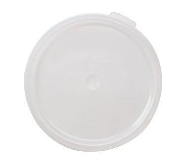 Cambro Storage & Transport Each / Translucent Cambro RFSC2PP190 Cover, for 2 & 4 qt Clear Containers, Translucent | Denson CFE