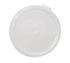 Cambro Storage & Transport Each / Translucent Cambro RFSC2PP190 Cover, for 2 & 4 qt Clear Containers, Translucent | Denson CFE
