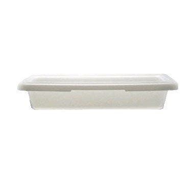 Cambro Storage & Transport Each / White Cambro 12183P148 Food Storage Container, 12" x 18" x 3-1/2", 1.75 gallon capacity, resist stains, dishwasher safe, polyethylene, natural white, NSF