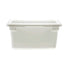 Cambro Storage & Transport Each / White Cambro 12189P148 White Poly Half Size Food Storage Box, 4.75 Gallon - 12" x 18" x 9" | Denson CFE