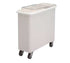 Cambro Storage & Transport Each / White Cambro IBSF27148 Flat Top Ingredient Bin Mobile 27 Gallon Capacity 1 Piece Seamless | Denson CFE