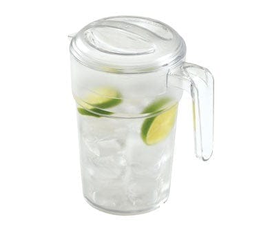 Cambro Tabletop & Serving Each / Clear Cambro PC34CW135 Camwear Pitcher 34 oz 7-1/2 H with lid 6-2/3 di | Denson CFE