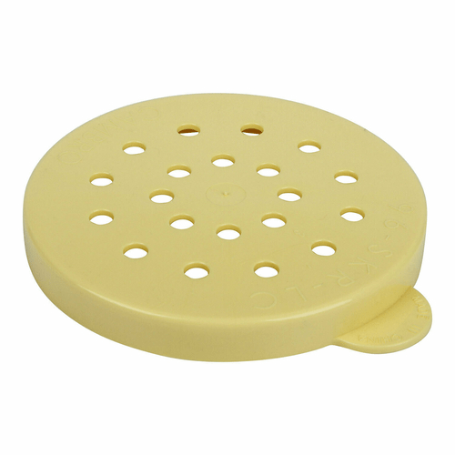 Cambro Tabletop & Serving Each / Polycarbonate / Yellow Cambro 96SKRLC405 Replacement Lid - Cheese Shaker/Dredge, Yellow