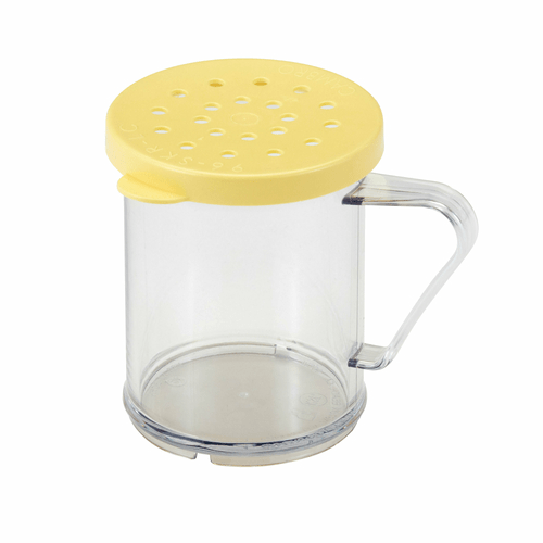 Cambro Tabletop & Serving Each / Polycarbonate / Yellow Cambro 96SKRLC405 Replacement Lid - Cheese Shaker/Dredge, Yellow