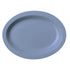 Cambro Tableware Each Cambro 120CWP401 Oval Platter - 12 in x 9 in, Slate Blue | Denson CFE