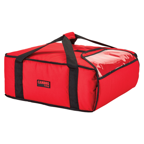 Cambro Unclassified Each / Cambro Red Cambro GBP318521 GoBag Pizza Delivery Bag 17-1/2 x 20 x 7-1/2 Insulated Carrier for Hot Food Delivery | Denson CFE