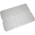 Cambro Unclassified Each / Translucent Cambro 10146DCPC190 Translucent Lid for 6-Compartment Separator Tray 10-1/16 x 14-1/16 Inches | Denson CFE