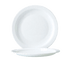 Cardinal Dinnerware Case Arcoroc 57974 Opal Restaurant White 7 1/2" Narrow Rim Side Plate by Arc Cardinal - 24/Case | Denson CFE