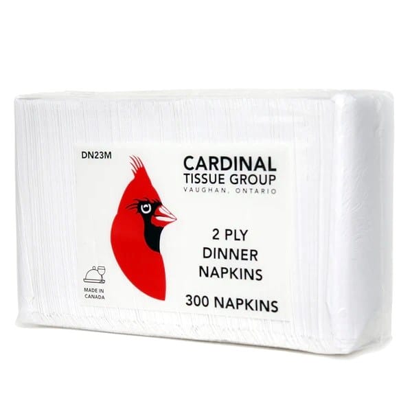 Cardinal Tissue Group Essentials Case DN23M 2-Ply Dinner Napkins (10x300 PC) Cardinal | Denson CFE