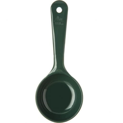 Carlisle Kitchen Tools Each / Forest Green Carlisle 492808 Forest Green Measure Miser 4 oz Solid Portion Control Spoon | Denson CFE