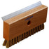 Carlisle Smallwares Each Carlisle 4029100 Brown 8 1/2 Inch Sparta Oven Brush And Scraper Head With Stainless Steel Scraper And Brass Wire Bristles