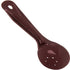 Carlisle Smallwares Each Carlisle 496101 Measure Miser 1.5 oz. Reddish Brown Short Handle Perforated Portion Spoon