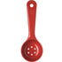Carlisle Smallwares Each Carlisle 496205 Red Measure Miser 2 Ounce Perforated Portion Control Spoon | Denson CFE