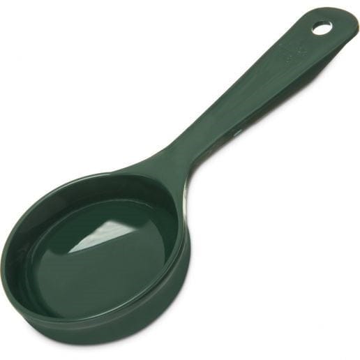 Carlisle Smallwares Each / Forest Green Carlisle 492808 Forest Green Measure Miser 4 oz Solid Portion Control Spoon | Denson CFE