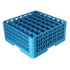 Carlisle Warewashing Each / Blue Carlisle RG49-314 Blue OptiClean 49 Compartment Glass Rack with 3 Extenders | Denson CFE