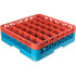 Carlisle Warewashing Each Carlisle RG49-1C412 OptiClean 49 Compartment Glass Rack with 1 Orange Color-Coded Extender