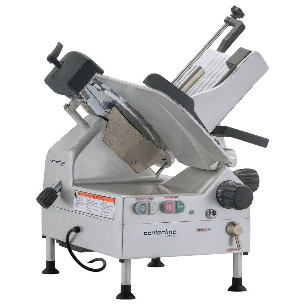 Centerline Meat Processing Each Centerline by Hobart EDGE13A-11 Automatic Meat Slicer w/ 13" Blade, Belt Driven, Aluminum, 1/2 hp | Denson CFE