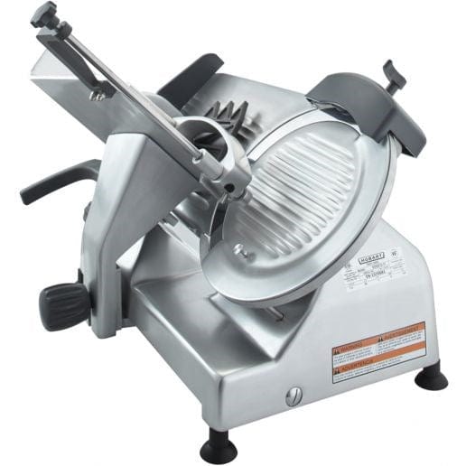 Centerline Meat Processing Each Hobart EDGE12-11 Centerline Edge Series Manual 1-Speed 1/2 HP Medium-Duty Meat Slicer With 12" Carbon Steel Knife, 120 Volts, 1-phase
