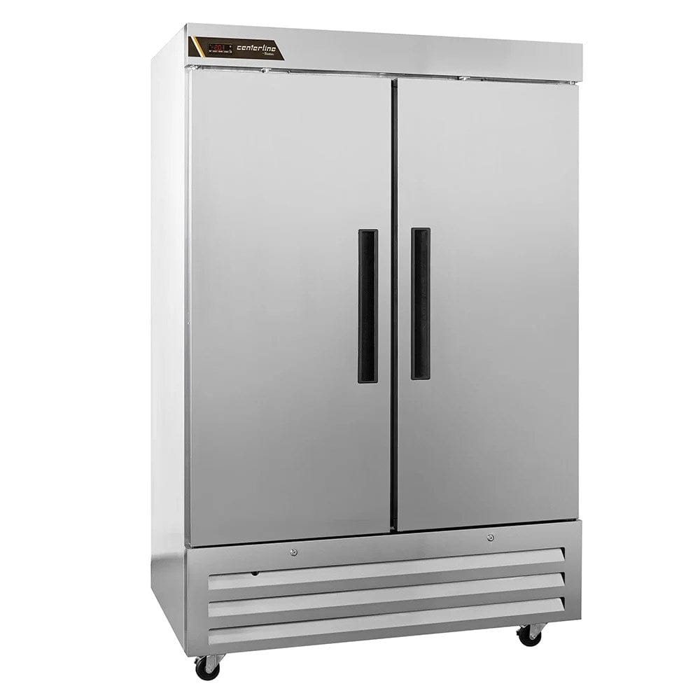 Centerline Reach-In Refrigerators and Freezers Each Centerline by Traulsen CLBM-49R-FS-LR 54" Two Section Reach In Refrigerator, (2) Left/Right Hinge Solid Doors, 115v | Denson CFE