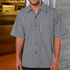Chef Works Essentials Each Cook Shirt, short sleeves, black buttons, left chest patch pocke