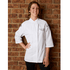 Chef Works Essentials Each / Medium/White Women's Verona Chef Coat, single-breasted, 3/4 sleeves, Cool Ven