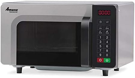 Chesher Commercial Ovens Each Amana RMS10TSA 1000w Commercial Microwave with Touch Pad, 120v