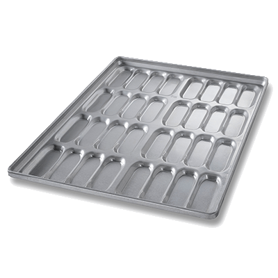 Chicago Metallic Smallwares Each Chicago Metallic 42465 Cluster Hot Dog Bun Pan, 19-3/8" x 25-3/4" x 1-15/32&q
