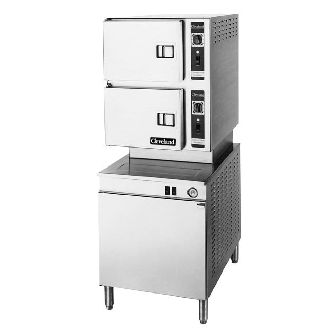 Cleveland Range Commercial Ovens Each Cleveland 24CGM200_NAT Classic Series 6 Pan Natural Gas Convection Steamer