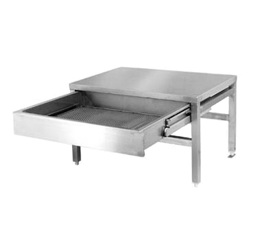 Cleveland Range Equipment Stands and Mixer Tables Each Cleveland ST28 28" x 26" Stationary Equipment Stand for Single Kettle Models, Open Base