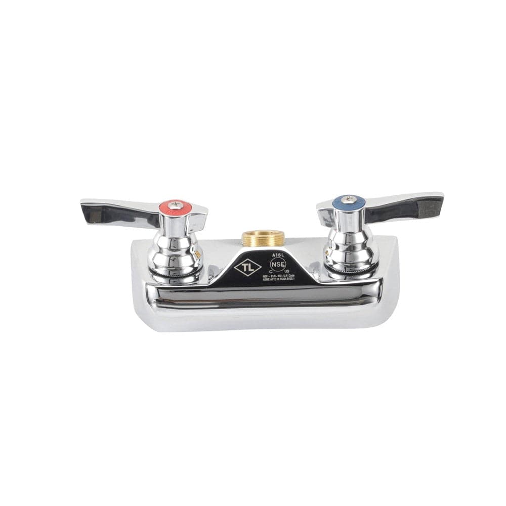Component Hardware Unclassified Each Component Hardware TLL15-Y001-CCV TOP-LINE? Faucet Body, Wall Mount, 4" (102mm) O.C., Full Turn Compression Valves, Lever Handles, Check Valves | Denson CFE