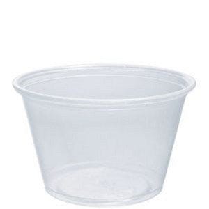 Conex Disposables Case of 2500 Conex 12505133 PP Souffle Cup, Clear, 4 oz, 1 Case of 2500 | Denson CFE