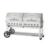 Crown Verity Canada Outdoor Cooking Equipment Each Crown Verity CV-MCB-72RDP 72? Natural Gas Mobile Outdoor Grill with 2 Roll Domes | Denson CFE