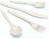 Denson CFE Disposables Case PLC-F White Plastic Forks, Pack of 1000 | Denson CFE