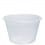 Denson CFE Essentials Case of 2500 CU103-D Plastic Souffle Portion Cups with Lids, 3.25 OZ - 2500 Pcs | Denson CFE