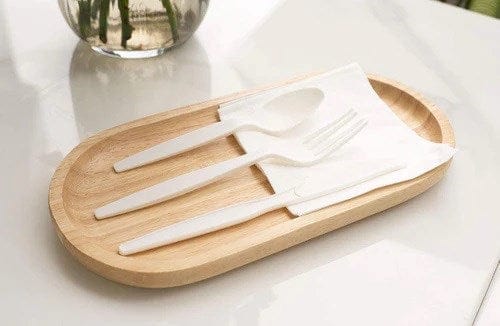 Denson CFE Essentials CASE PLC-K White Plastic Knives 1000pcs, 18x13/S | Denson CFE