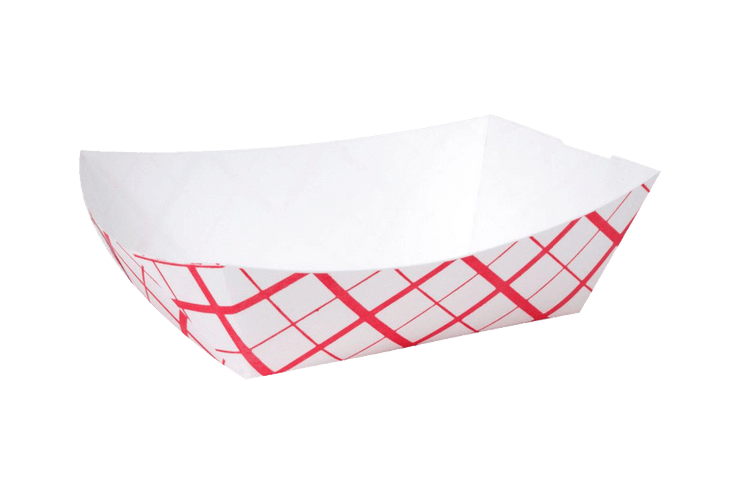 Denson CFE Essentials Case Printed Food Tray 500 pcs, 10x4/S