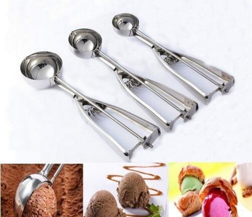 Denson CFE Kitchen Tools Each Ice Cream Spoon Stainless Steel