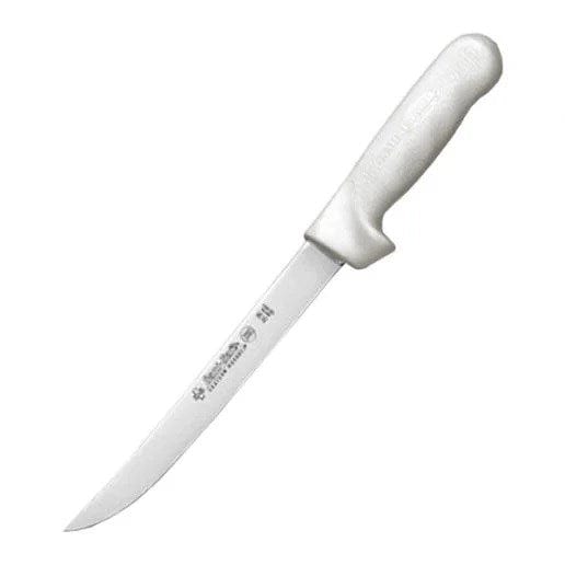 Dexter Russell Smallwares Each Dexter S138PCP 10223 Sani-Safe 8 Inch High Carbon Steel Fillet Knife With White Handle
