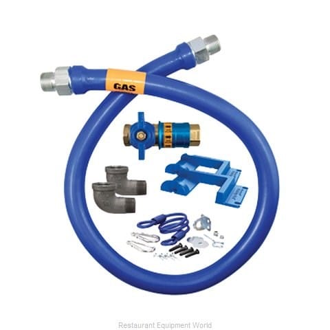 Dormont Manufacturing Plumbing Each Dormont CAN1650BPEV48 Dormont Safety System™ Stationary Gas Connector Kit 1/2" Dia. X 48" L | Denson CFE
