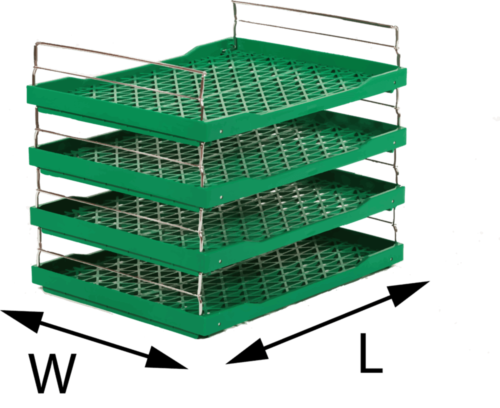 Drader Mfg Food Service Supplies Default Title / Green BREAD TRAY, OLIVE GREEN