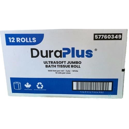 DuraPlus Paper Product Case DuraPlus DP0349 Universal Jumbo 2-Ply Bathroom Tissue | Denson CFE