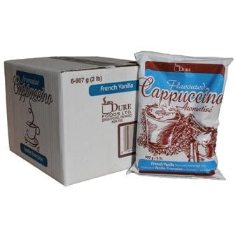 DURE Food Products Bag Dure Foods - French Vanilla Cappuccino Mix - 6 x 907g Bags per Case | Denson CFE