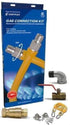 Easy Flex Cooking Equipment Each Easy Flex EFGC-FS-034-K1-48 Commercial 3/4" Diameter Quick Disconnect Gas Hose Kit - 48" Hose Length