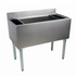 EFI Sales Ltd. Canada Commercial Ice Equipment and Supplies Each Ice Bin, underbar 36"W x 18"D x 33-1/4"H overall size, (1) 34"W x 15-1/4" front-to-back x 12" deep compartment, 1" drain, 4" splash