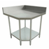 EFI Sales Ltd. Canada Commercial Work Tables and Stations Each EFI TBC2424 – 24″ x 24″ 18 Gauge Stainless Steel Corner Work Table with 4″ Backsplash | Denson CFE