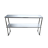 EFI Sales Ltd. Canada Commercial Work Tables and Stations Each EFI TOD1848 18" x 48" 18 Gauge Stainless Steel Double Overshelf