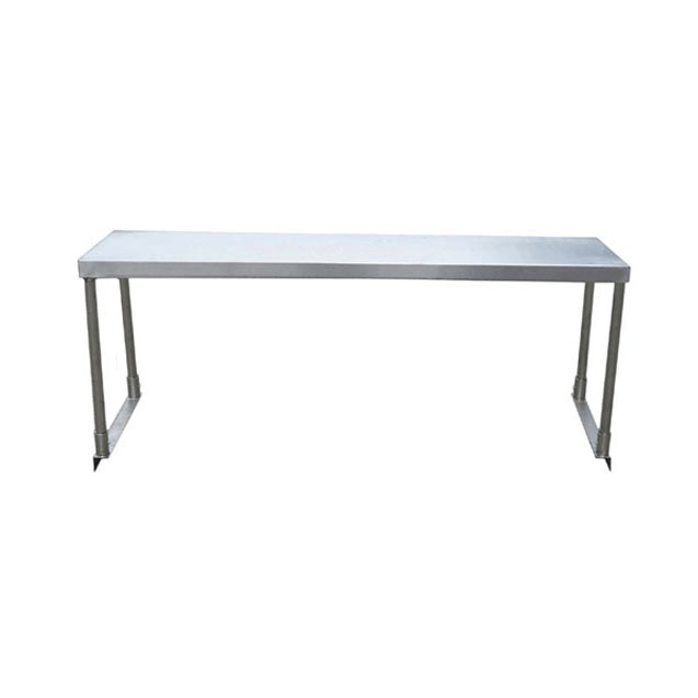 EFI Sales Ltd. Canada Commercial Work Tables and Stations Each EFI TOS1296 12" x 96" 18 Gauge Stainless Steel Single Overshelf