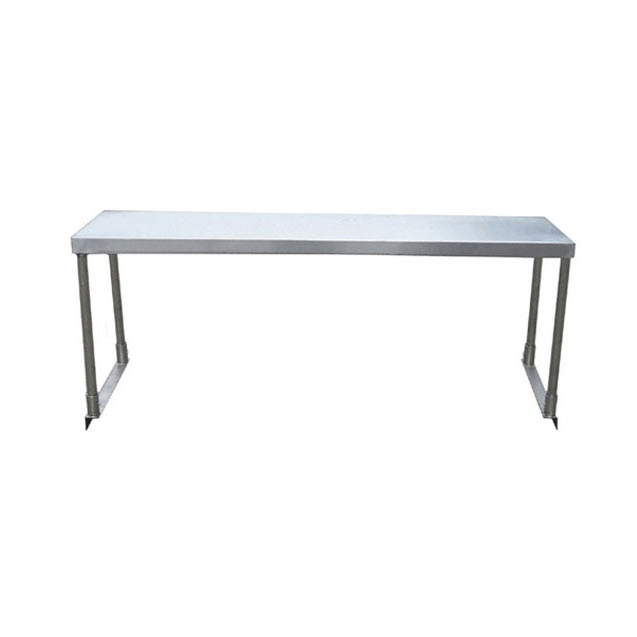 EFI Sales Ltd. Canada Commercial Work Tables and Stations Each EFI TOS1296 12? x 96? 18 Gauge Stainless Steel Single Overshelf